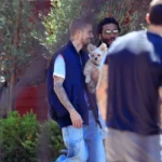 Justin Bieber Draws Attention Heading to LA Studio with Adorable Puppy in Tow 1 Justin Bieber Draws Attention Heading to LA Studio with Adorable Puppy in Tow