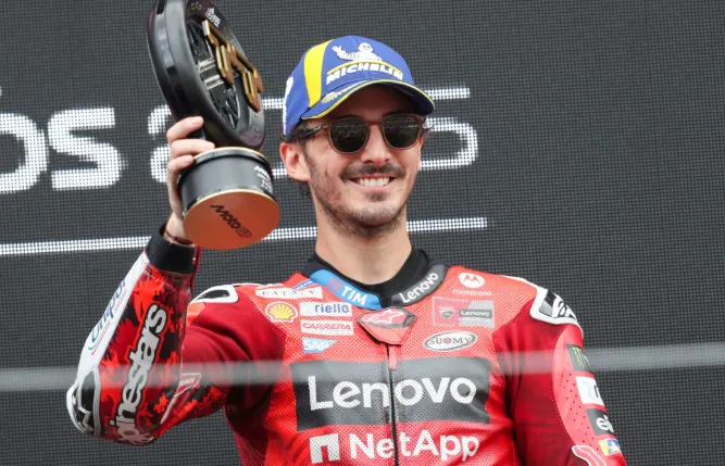 From Ambition to Reality: Bagnaia Reveals Inner Struggle After P3 in Assen