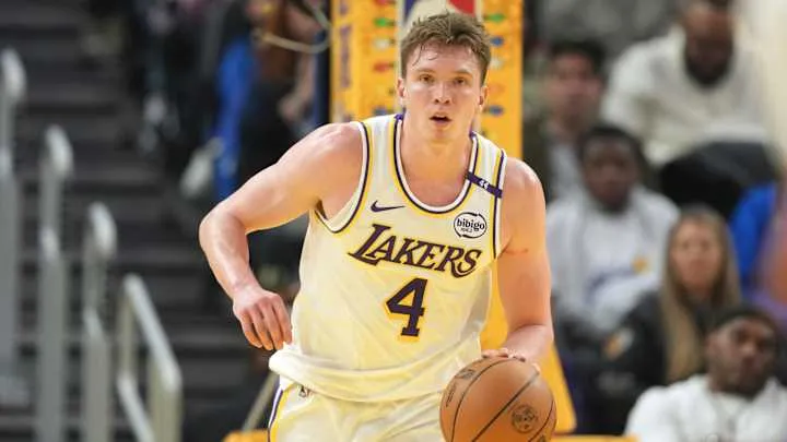 image_6865e702e24a3 Dalton Knecht expressed his disappointment when Finney-Smith left LA. "Losing Doe really sucks..."