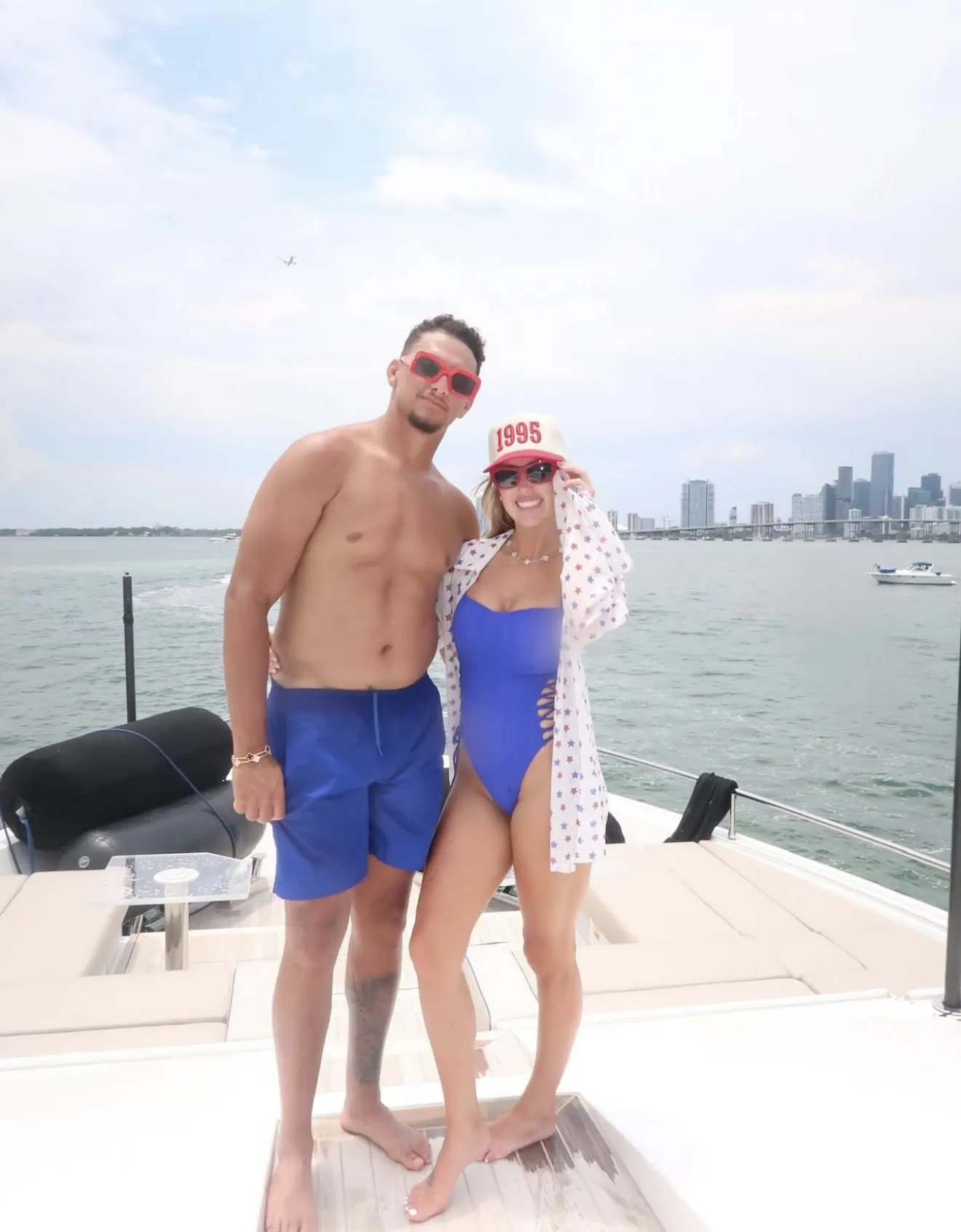 Patrick Mahomes Shows Off His Dad Bod — And Fans Can’t Handle the Yacht Party Photos