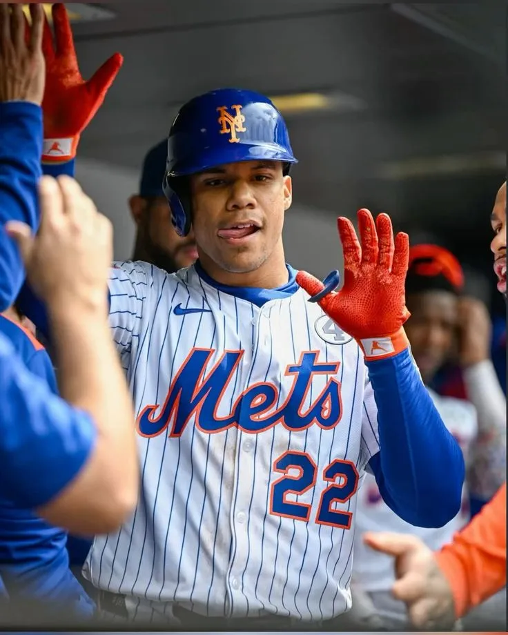 Juan Soto catches up with Steve Gelbs after his three-hit game in the Mets' 7-6 win over the Orioles!
