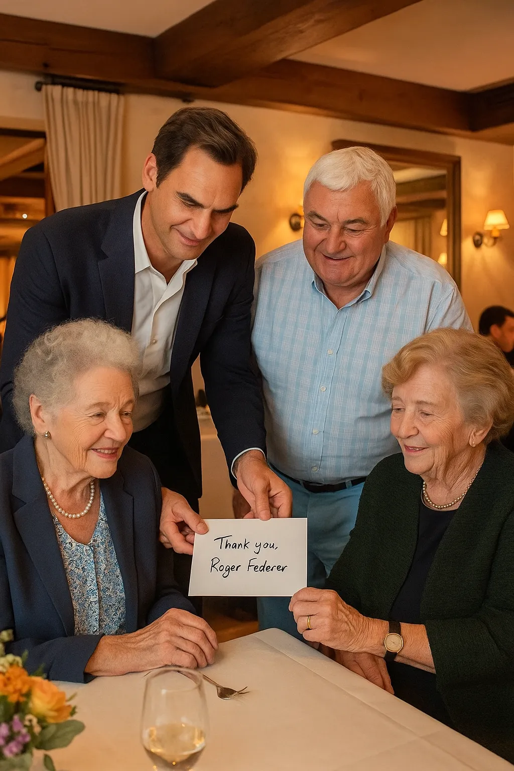 Roger Federer Secretly Spent $87,000 to Save the Restaurant That Fed Him as a Teen — What He Wrote on the Wall Left Everyone in Tears