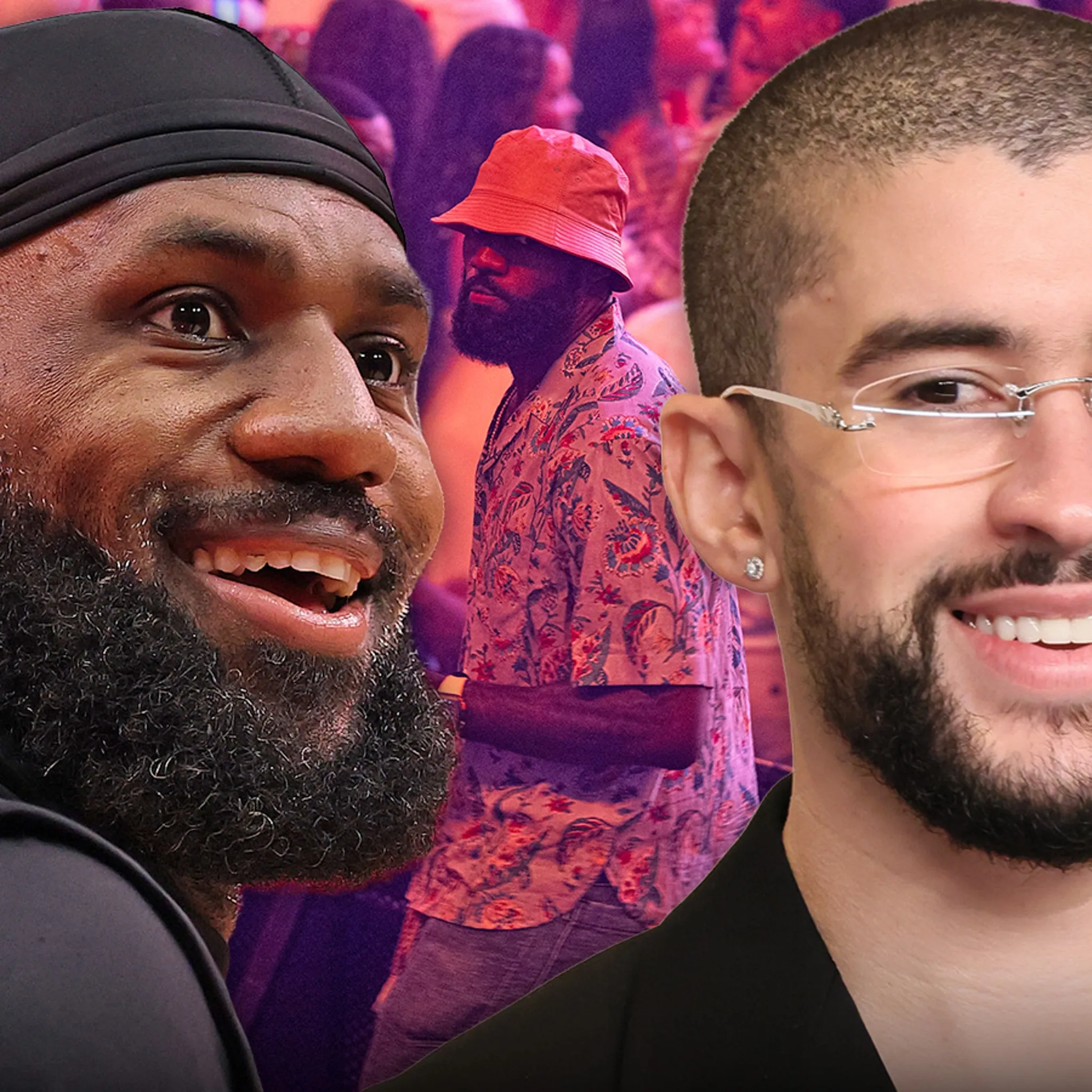 image_687770e779dc8 LeBron Parties Hard at Bad Bunny Concert — While the Lakers Burn?