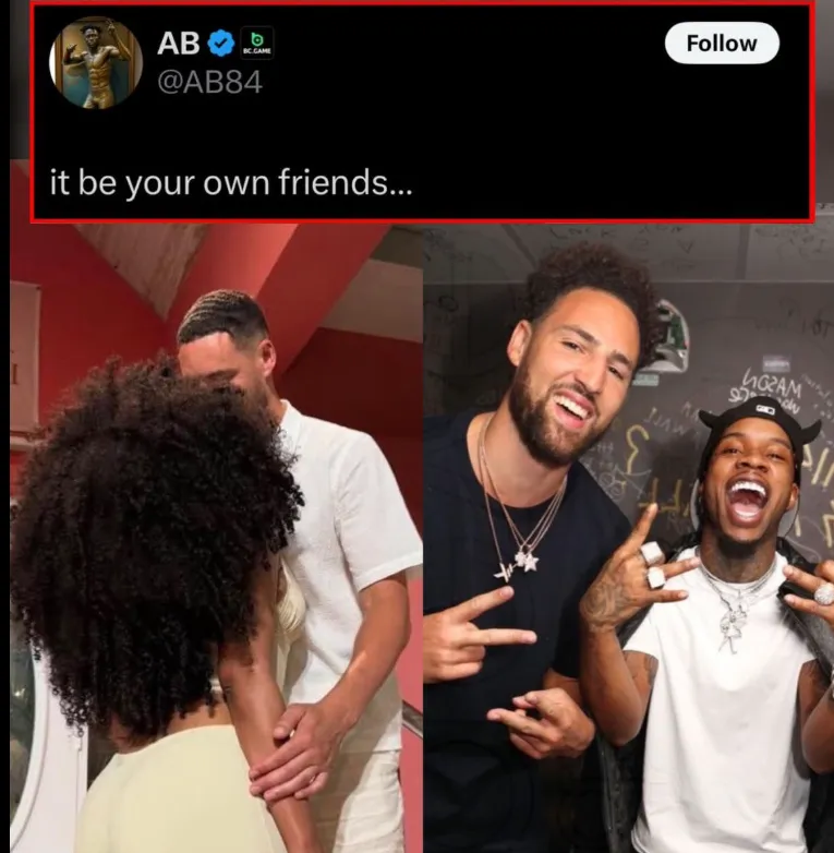 image_6878771a24276 Klay Thompson Just Publicly Started Dating Megan, AB Immediately Posted a Criticizing Message