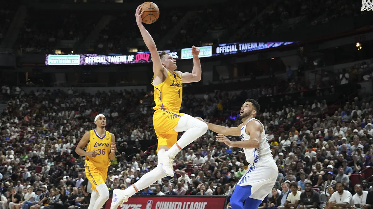 image_6878b6c324c7d Bronny James at the Summer League Outperformed Dalton Knecht with Two-Way Style?