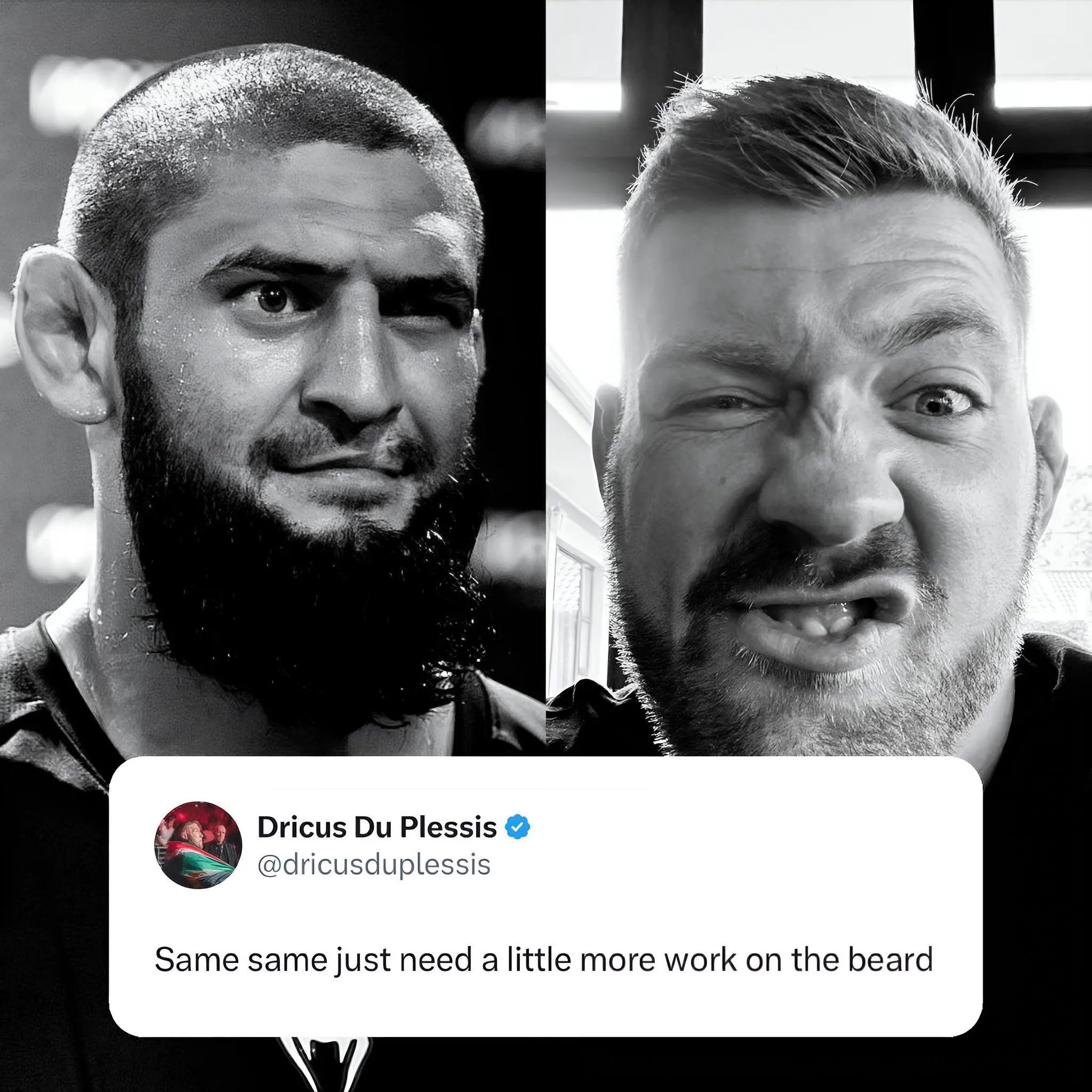 image_6878bb42b3bad Du Plessis Causes a Stir by Showing Off His Body and Mocking Khamzat's Lip Scar!