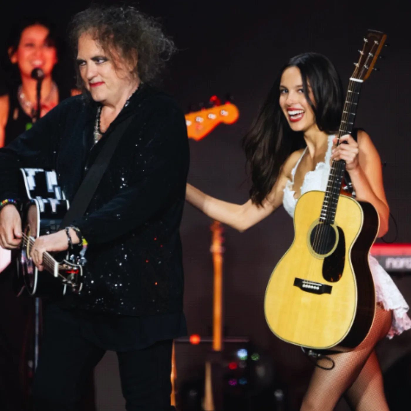 image_6879bb81cb272 Olivia Rodrigo Guitarist Broke Down When Robert Smith Walked In