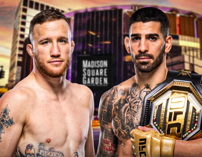 Gaethje plans to KO Ilia Topuria in New York.