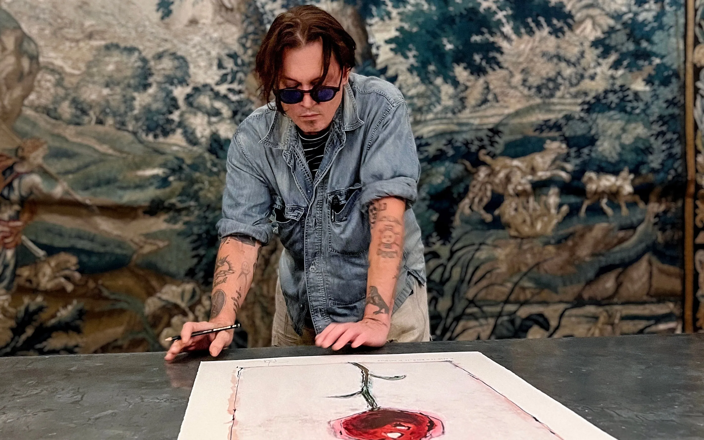 image_6879f38a25c13 Johnny Depp Shocks Fans by Dedicating Entire London Exhibition to Honoring His Ex?
