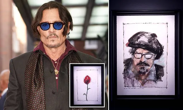 image_6879f38c183c3 Johnny Depp Shocks Fans by Dedicating Entire London Exhibition to Honoring His Ex?