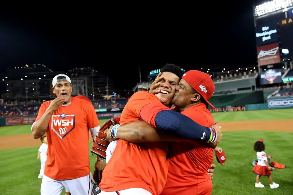 ‘See You in October, Son’: The Viral Hug and Tearful Message from Juan Soto’s Dad That’s Breaking Baseball Fans’ Hearts