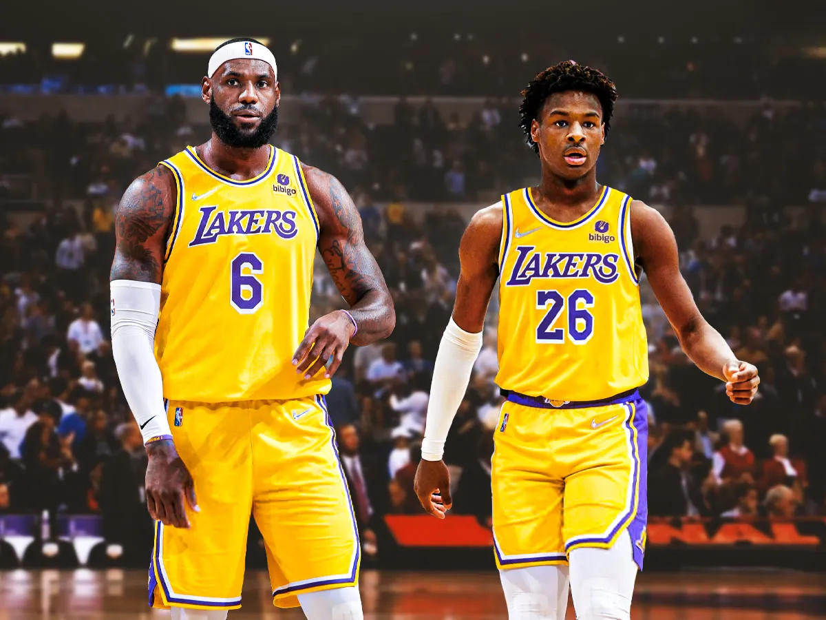 First Time in NBA History: LeBron and Bronny Share the Court – 3 Minutes That Shook the Arena!