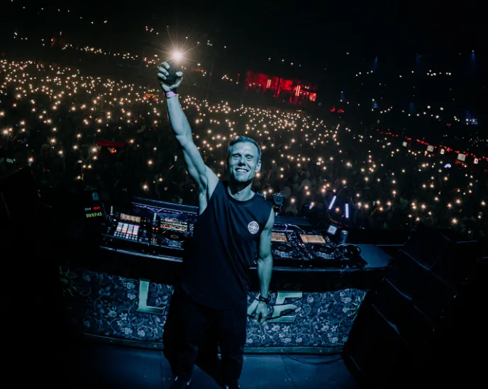 Almost Late for His Set, Armin van Buuren Stormed the Freedom Stage at Tomorrowland!