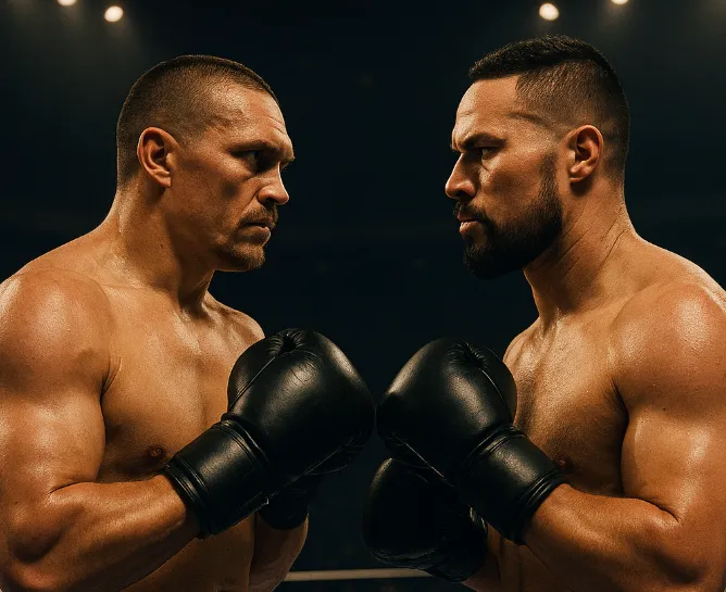 Usyk Quietly Sends a Message to Parker: "Give Me Time..."