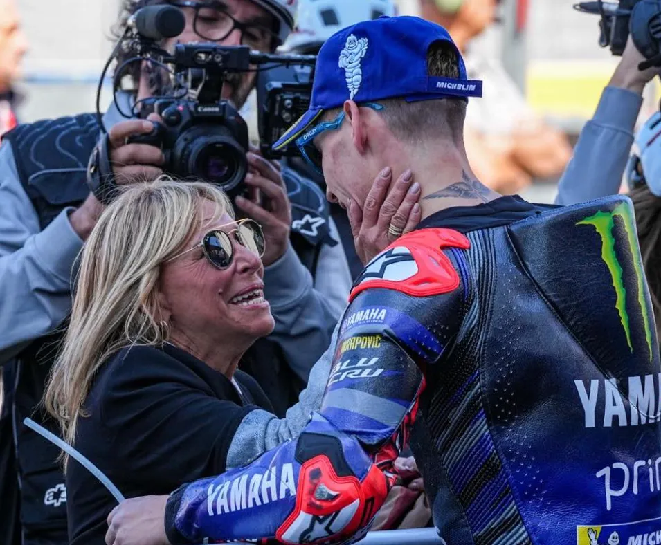 "The world has been too cruel to my son," Quartararo's mother burst into tears as she recounted his painful childhood