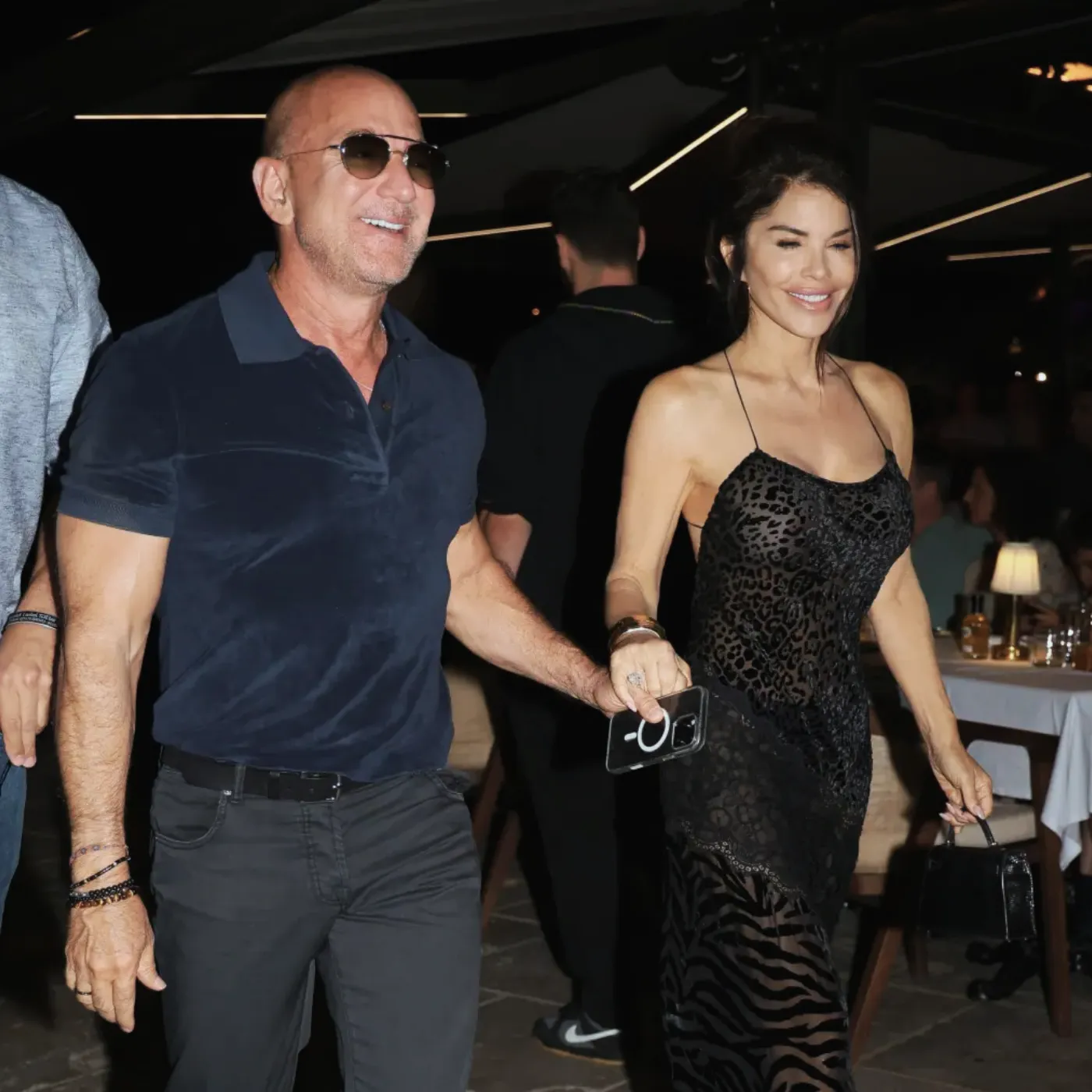 image_6881d722a3d19 Lauren Sánchez Rocks Fierce Sheer Animal Print Stealing Spotlight from Jeff Bezos at St. Tropez