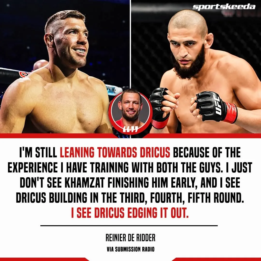 Will Khamzat fall after round 1? Fans confirm: Dricus will 'wear him down' until the last minute!
