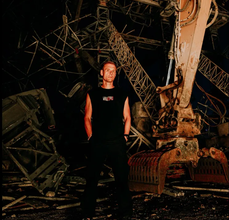 Armin van Buuren Amidst the Ruins of the Tomorrowland Stage and Unveiling Unforgettable Moments