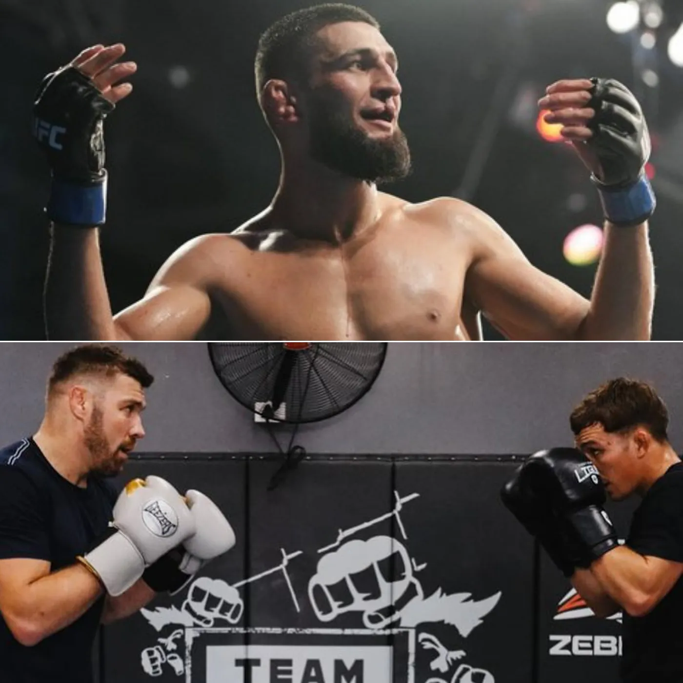 image_6886e5c9334dc Practice punching the pads... but my mind is thinking about you - khamzat_chimaev, you will get this punch soon, be careful