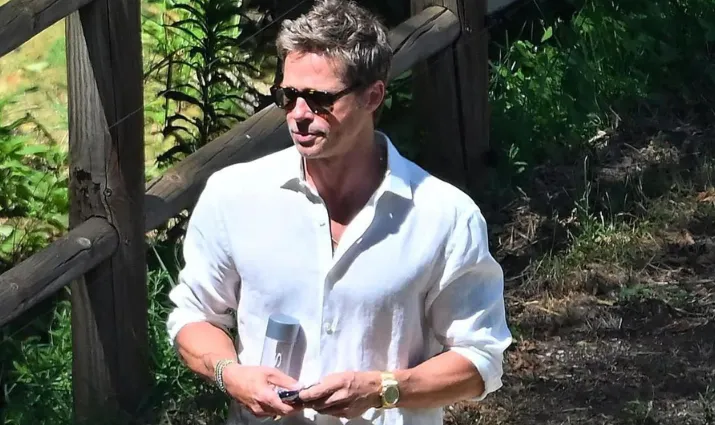 Not Ines de Ramon? Brad Pitt shocks fans by vacationing in Italy with another woman.