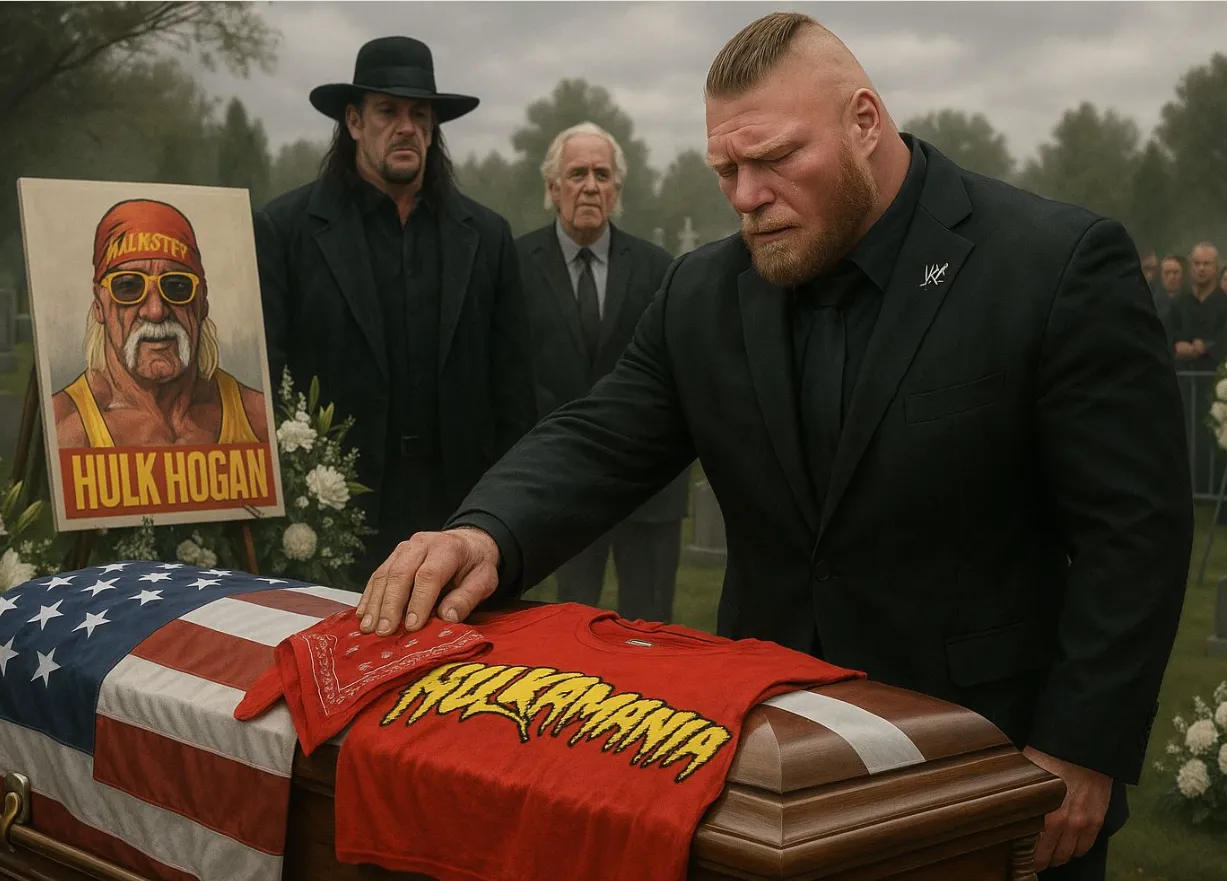 Fans in Tears: Brock Lesnar’s Powerful Farewell Message to Hulk Hogan