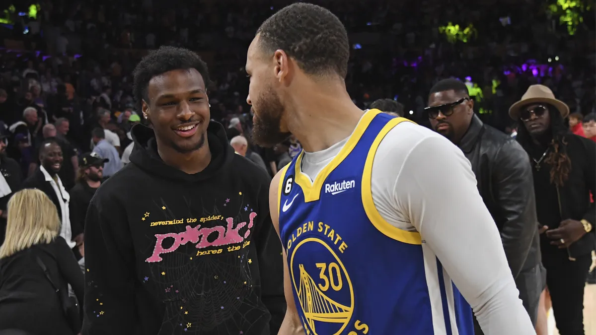 image_6889a3fd935b2 Is Chef Curry praising Bronny James a bit too cleverly? – Or is it a subtle ‘flirt’ to lure LeBron to GSW?