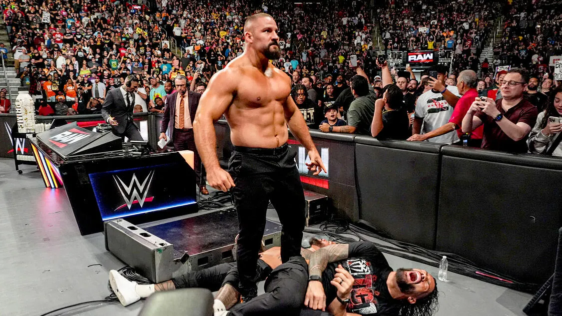 Chaos Unleashed: Roman Reigns Left Stunned as Bronson Reed and Bron Breakker Obliterate Him and Jey Uso Ahead of SummerSlam