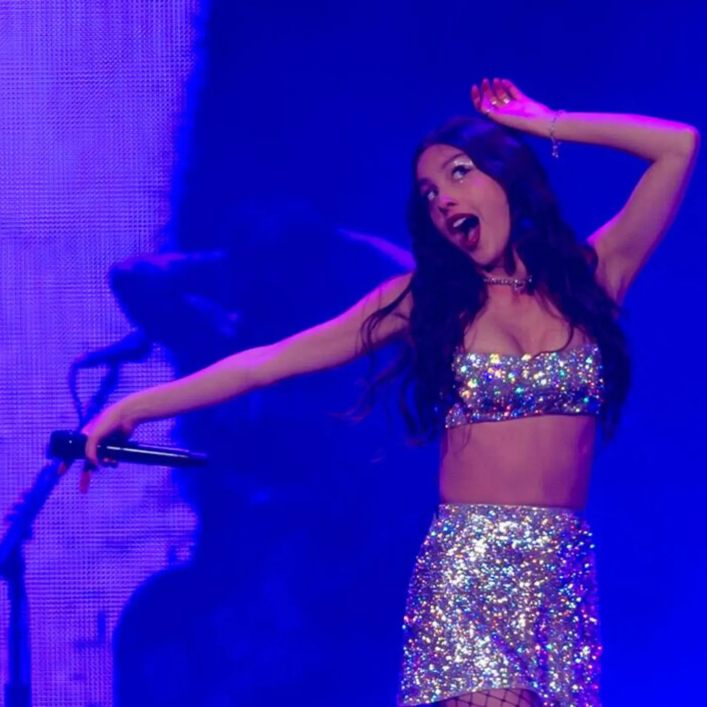 image_688c5c7a6a96f Olivia Rodrigo Steps Out in Leopard Mini Hours Before Lollapalooza and Fans Are Losing It