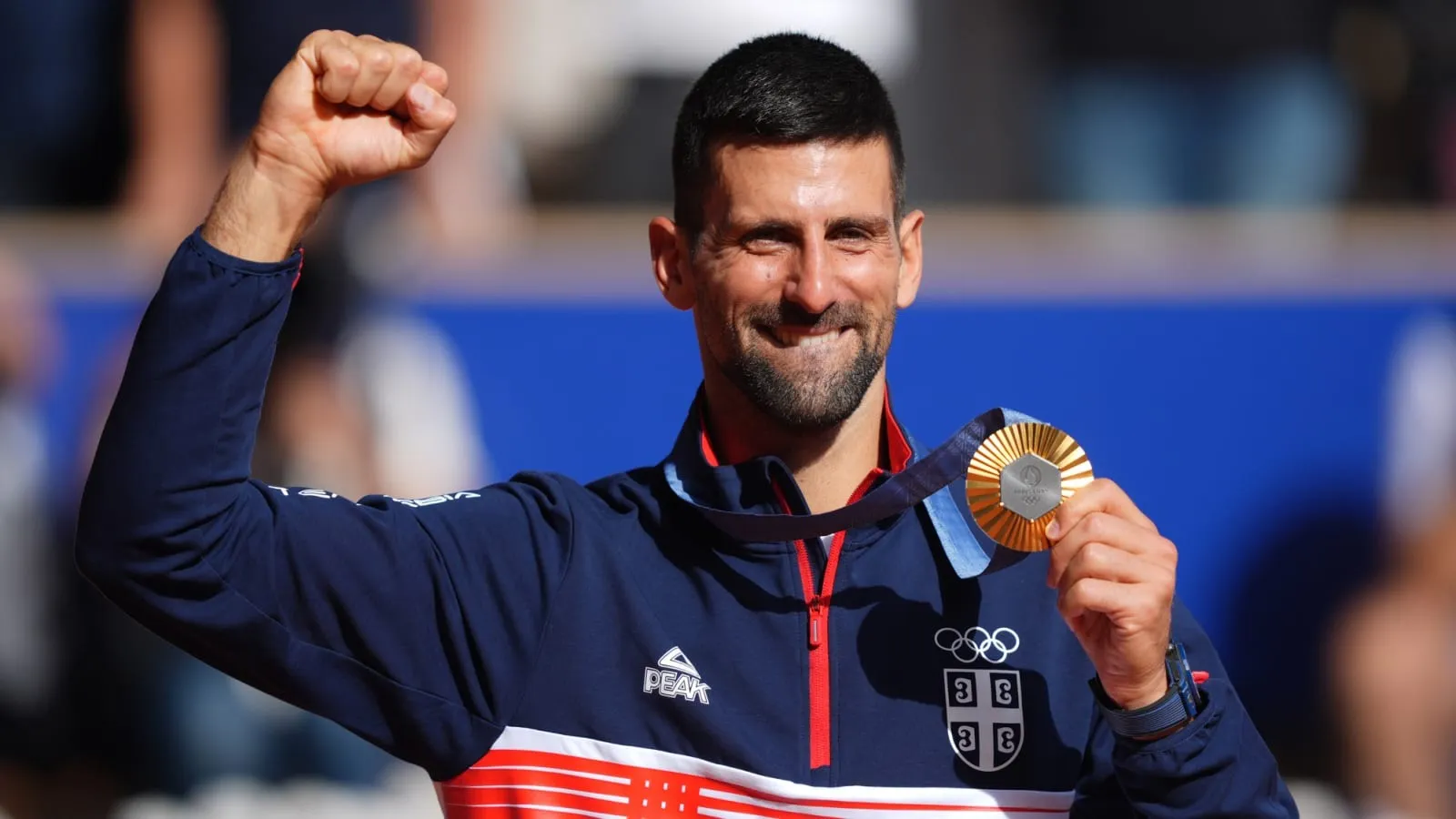 Novak Djokovic's Daughter Tara Held Up a Sign Saying ‘My Daddy Is the Best’ — One Hour Later, He Made Olympic History