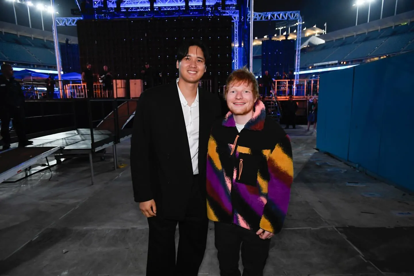 The man who once hit a 100-mph ball – now stands next to a million-dollar singer? An unprecedented collaboration between MLB and music?