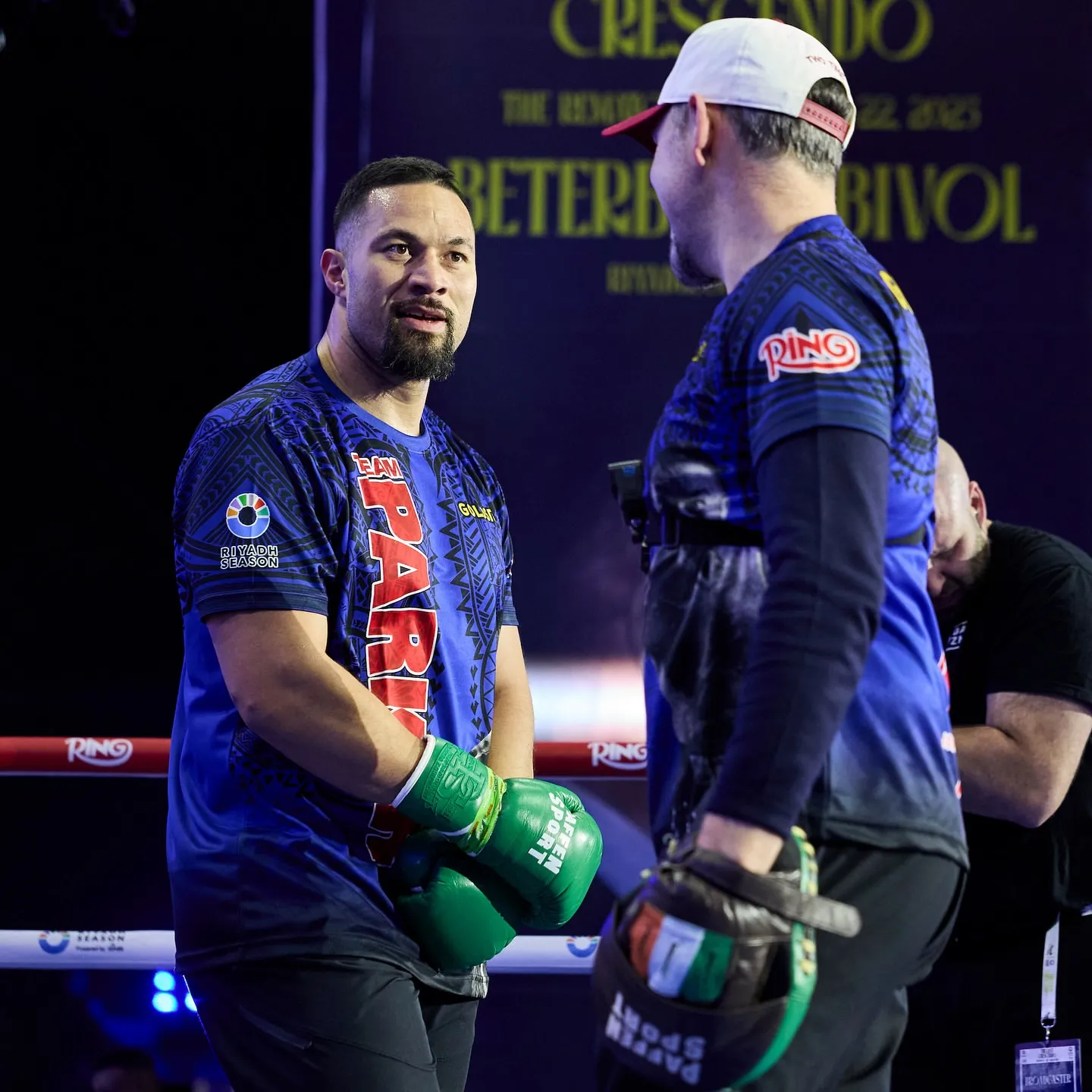 Joseph Parker was preparing for one last attack and a thought suddenly flashed through his mind.