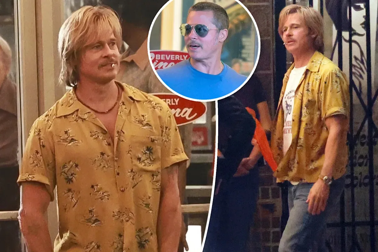 image_689189e278ddc I didn't recognize Brad Pitt! Two retro looks left fans speechless on the new film set.