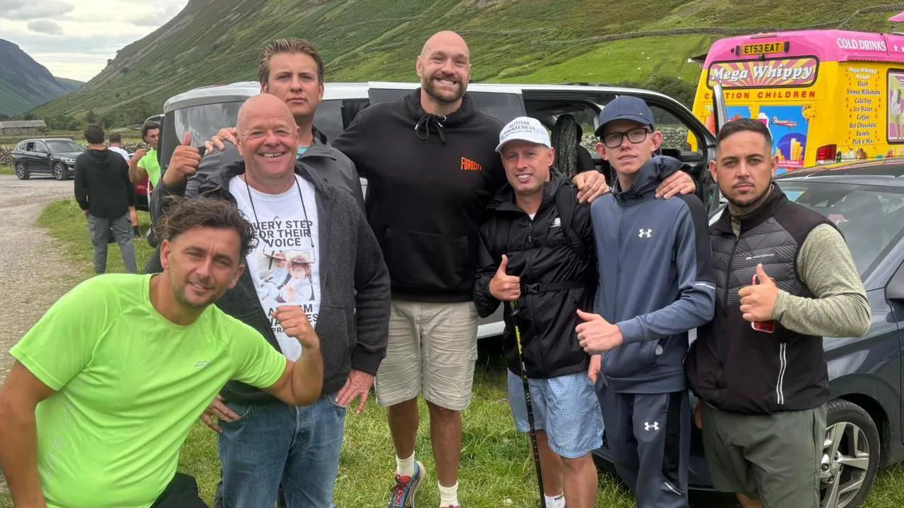 image_6891988a58886 Tyson Fury Didn’t Climb the Mountain to Train – He Was There for a Father and Two Children Who Left an Entire Community Speechless