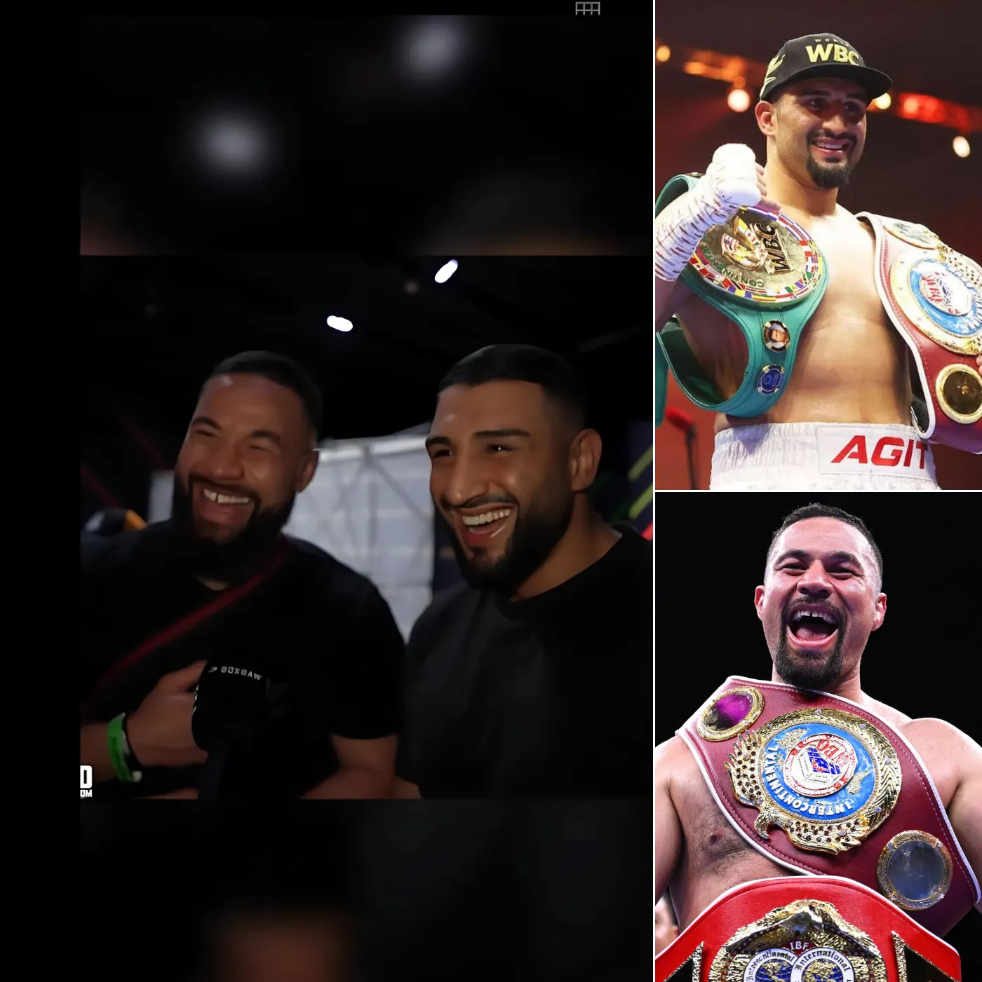 Joseph Parker looked at Kabayel like that, something was wrong… the atmosphere was too tense. Perhaps a new war was about to break out.