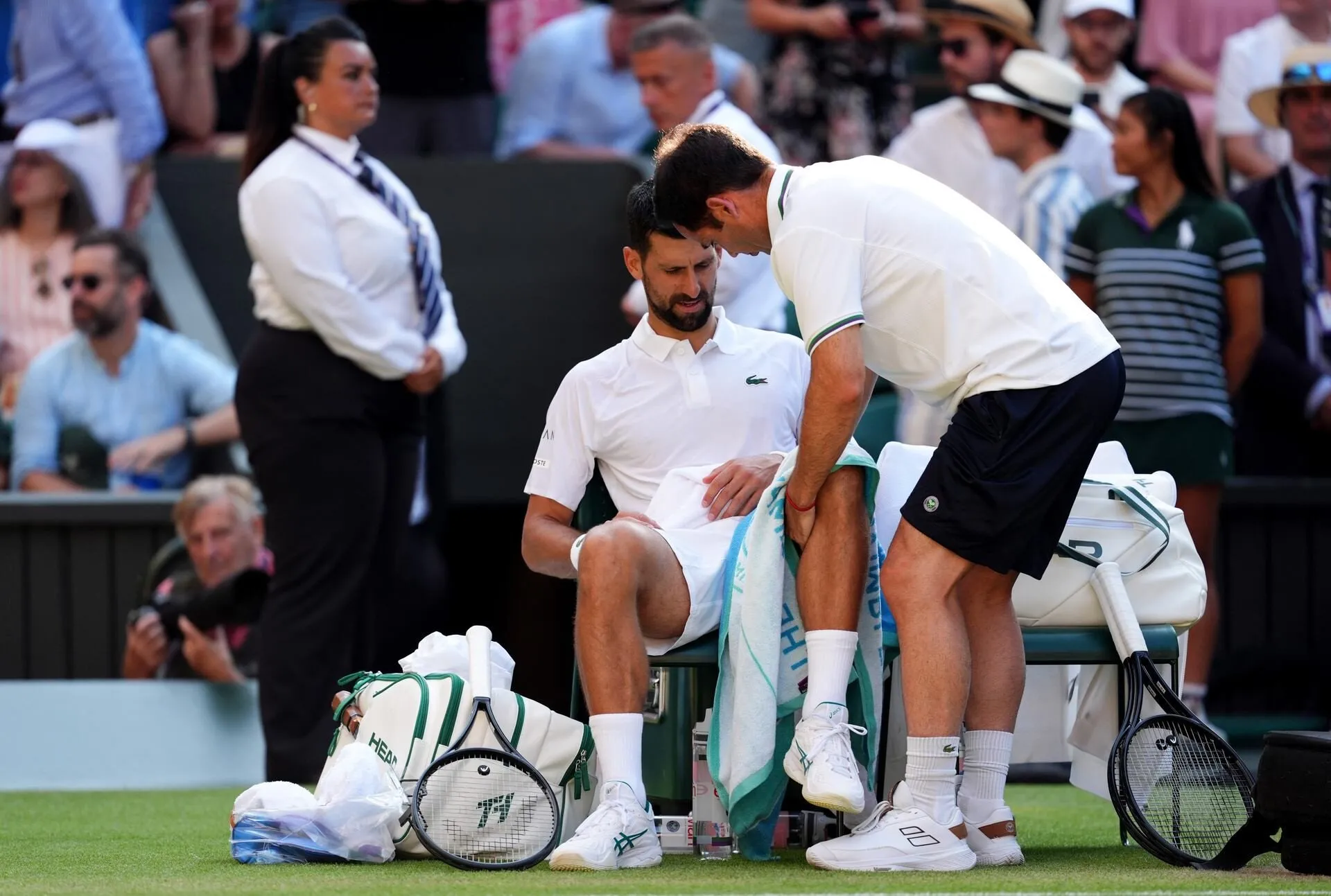 In Tears After Leaving the Hospital, Jelena Djokovic Breaks Silence on Novak’s Injury — What She Said Left Fans in Shock