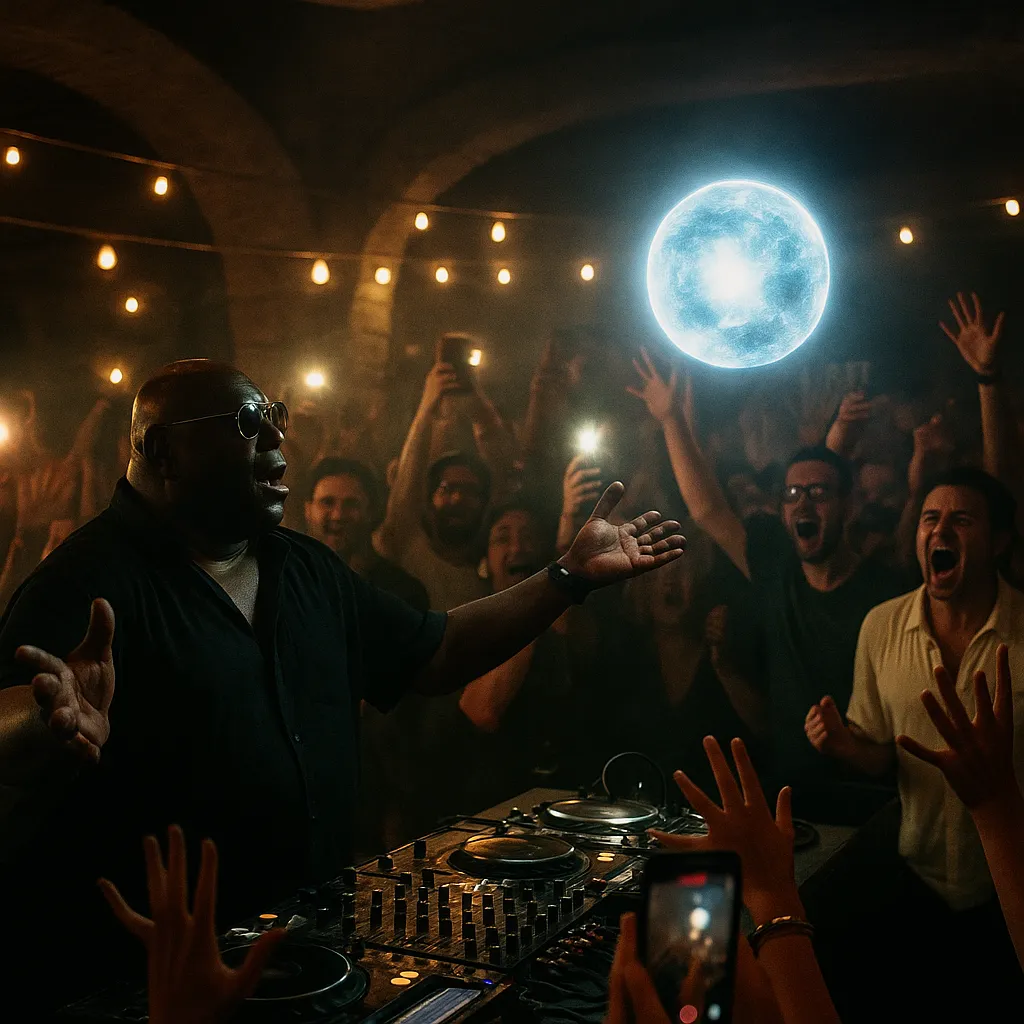 image_6896ce7426c16 The crowd cheered and went wild as a mysterious object appeared on Carl Cox's stage.