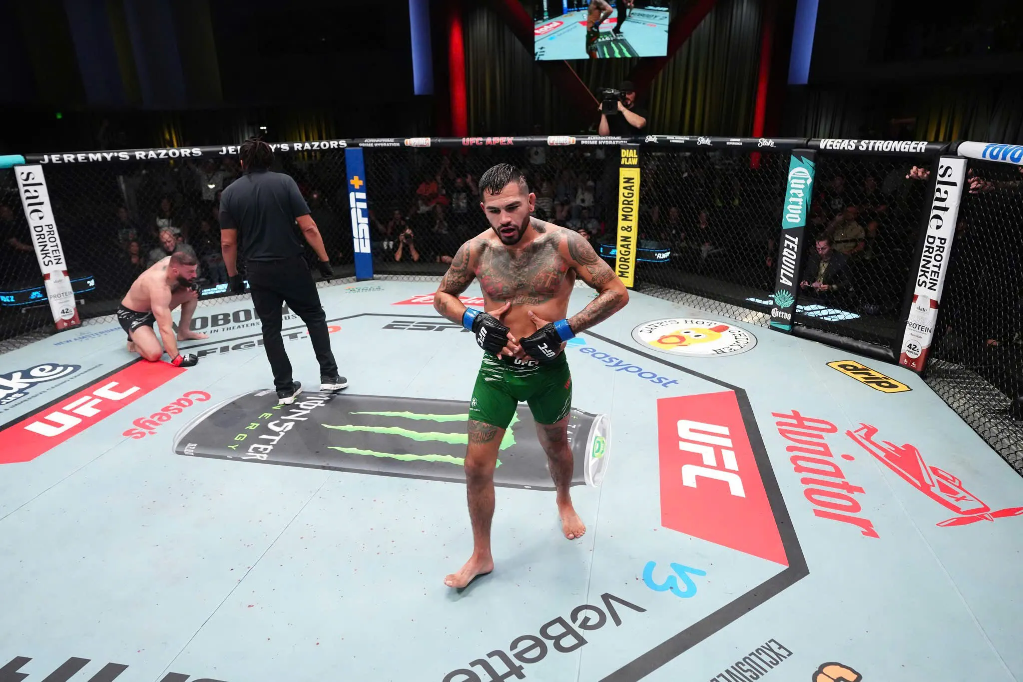 image_68998c50f15e7 Hernandez shared after the match: I brought a secret weapon into this match that helped me become a champion. It was...