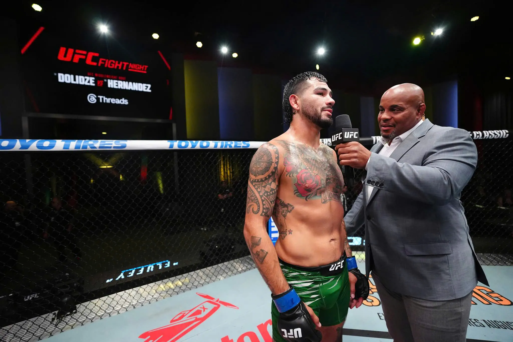 Hernandez shared after the match: I brought a secret weapon into this match that helped me become a champion. It was...