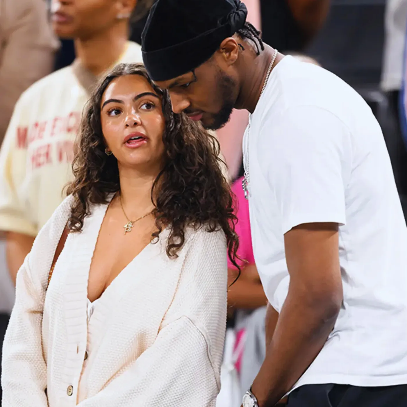 Bronny James Shocks Fans With Intense PDA In Parker Whitfield’s Latest Bikini Snap