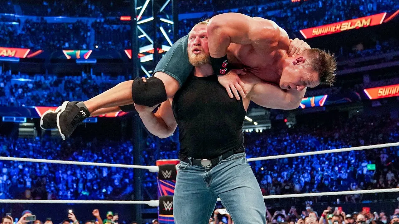 image_689c1532f3667 Brock Lesnar vs John Cena Showdown Rumored for Sept 20 WWE Main Event — Going Head-to-Head with AEW All Out