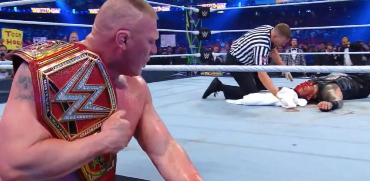 image_68a0006787669 Backstage Chaos Erupts After WrestleMania 34 — Brock Lesnar Hurls Title at Vince McMahon as Superstar Vanishes from WWE Roster