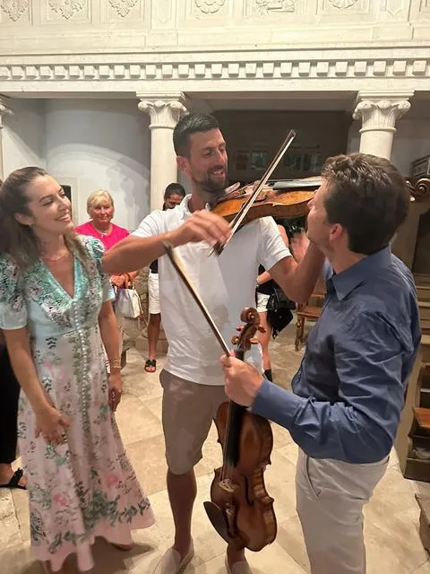 image_68a00eb4e6565 Novak Djokovic Shocks Fans by Playing Violin in Stunning US Open Asics Ad — ‘Control the Rhythm, Unlock the Feeling’