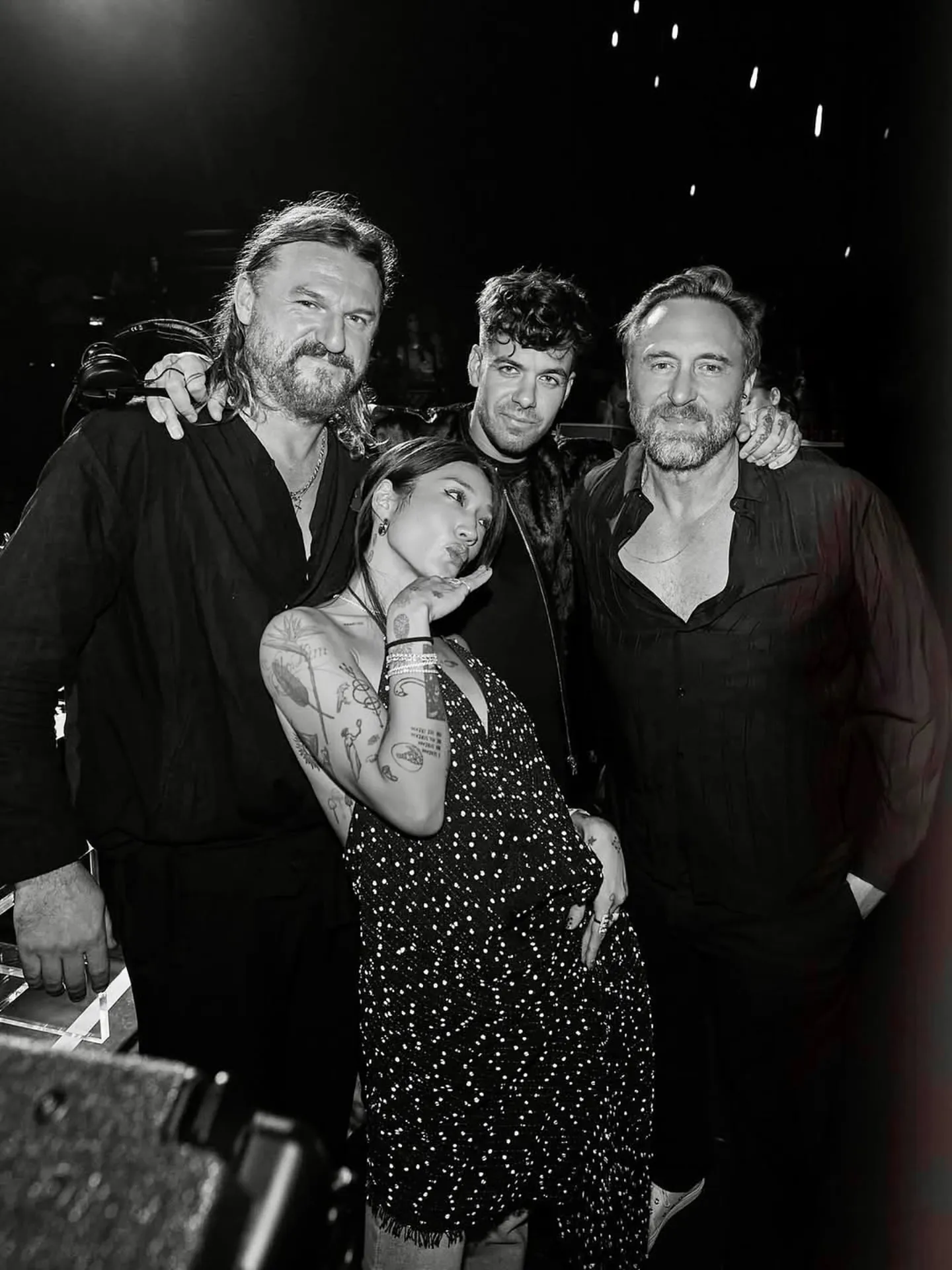 How influential is this female DJ that David Guetta prioritized to collaborate with at the Ushuaïa Ibiza event?