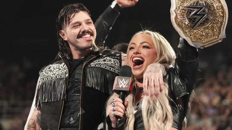 image_68a4189107275 Liv Morgan & the ‘HE’S SO HANDSOME…’ Sign Leaves Fans Confused – Is WWE Stirring Drama or Just a Backstage Segment?