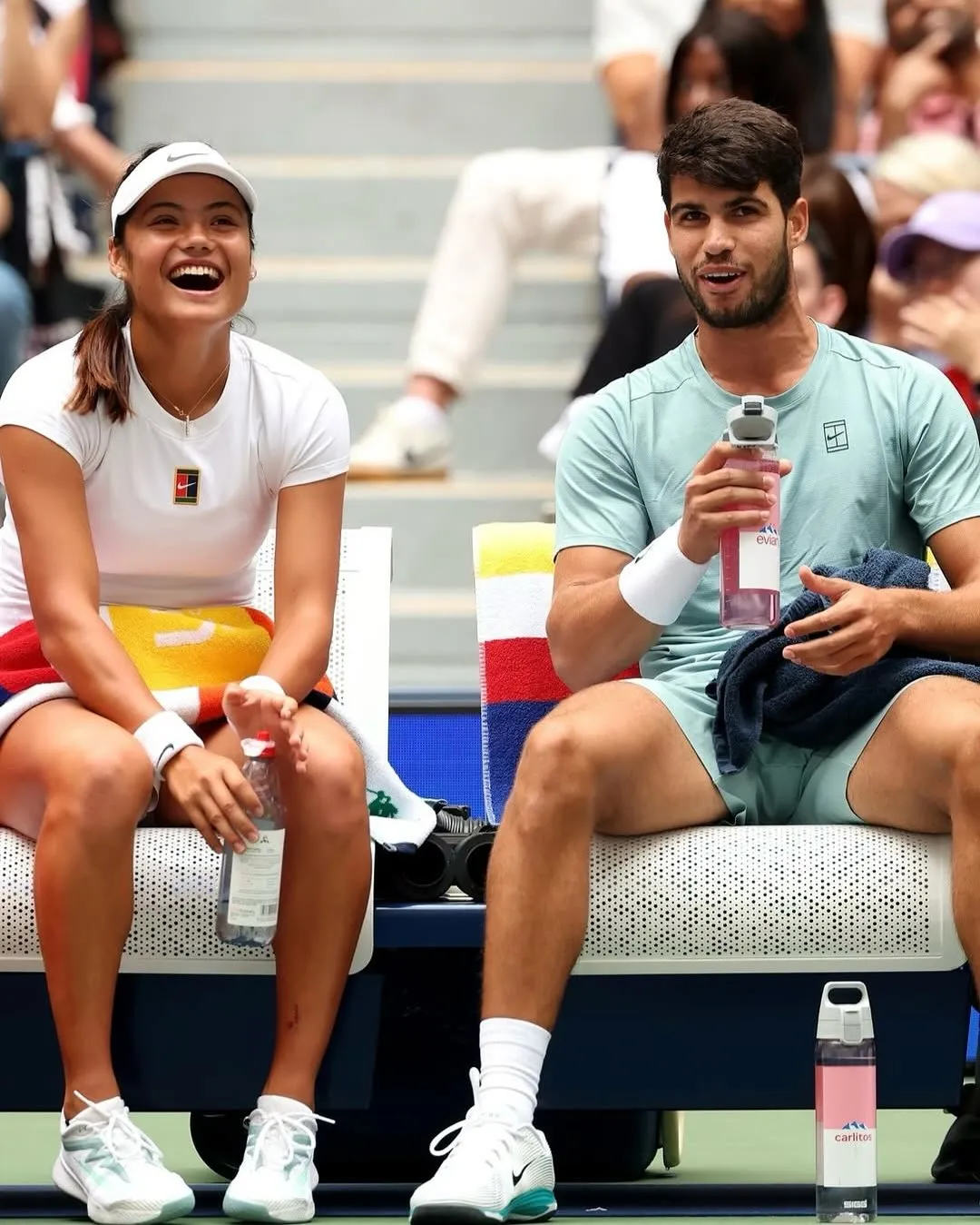 Fans Lose It as Raducanu and Alcaraz’s Unstoppable Chemistry Steals the Spotlight — Forget the Score, Their Bond Just Won the Internet 19 Fans Lose It as Raducanu and Alcaraz’s Unstoppable Chemistry Steals the Spotlight — Forget the Score, Their Bond Just Won the Internet