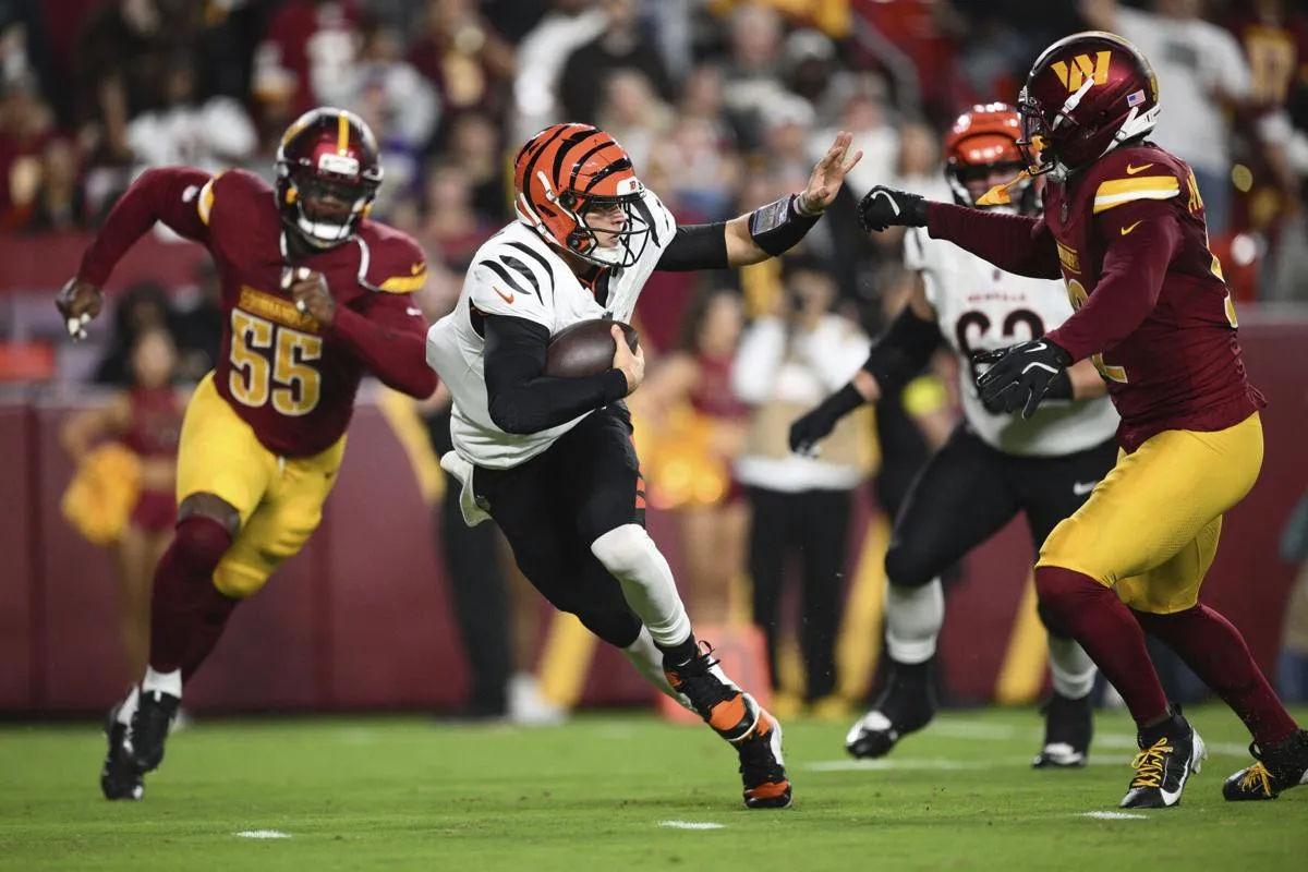 image_68a594bf7a3eb Bengals Fans Are Panicking After Watching Joe Burrow Run for His Life Again