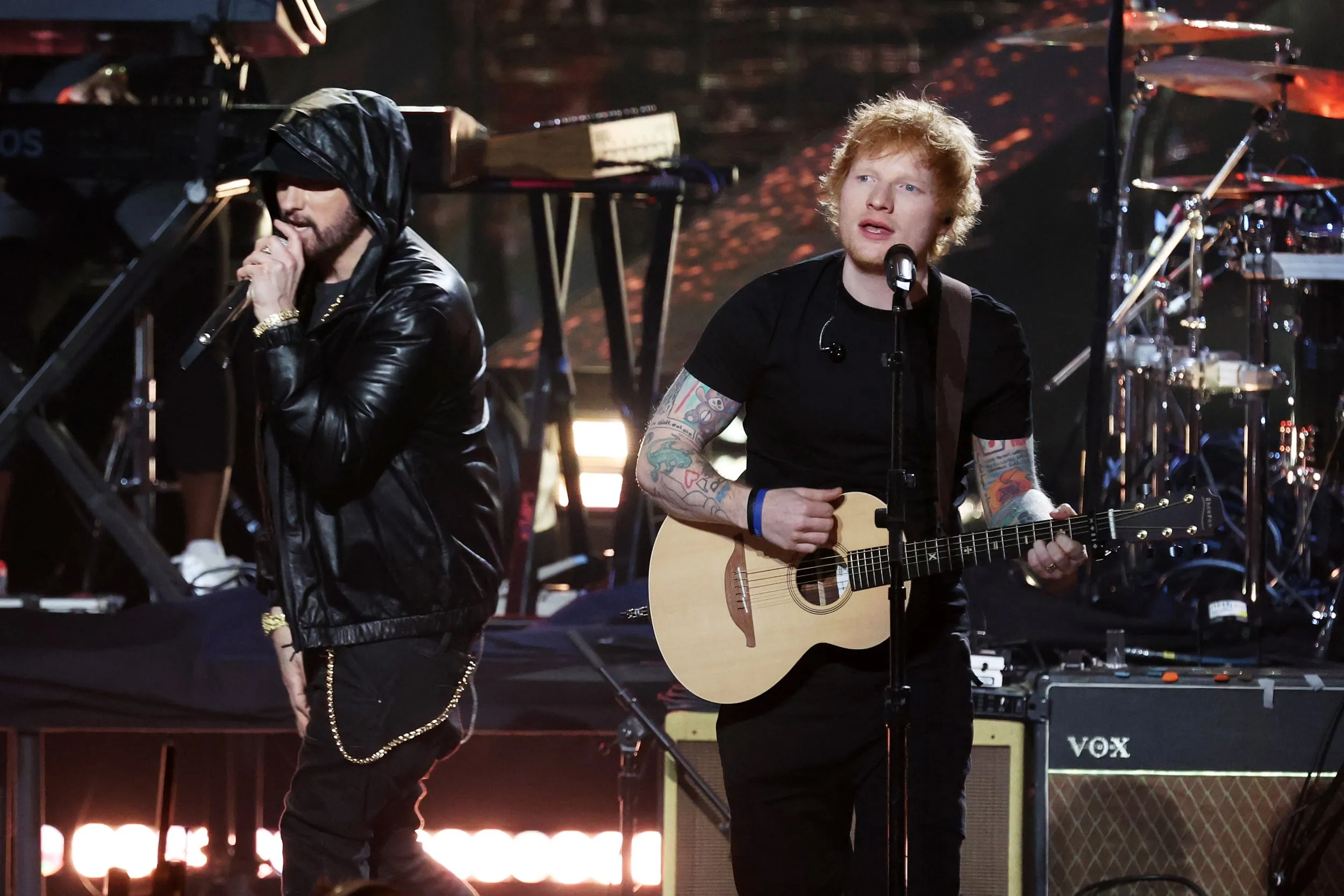 image_68a8131d00e23 Ed Sheeran Sparks Fan Backlash After Leaving Eminem Off His GOAT List