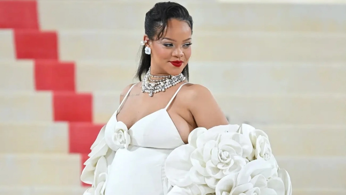 From Casual to Couture: Rihanna Elevates White T-Shirt Style With Fenty x Puma Sandals