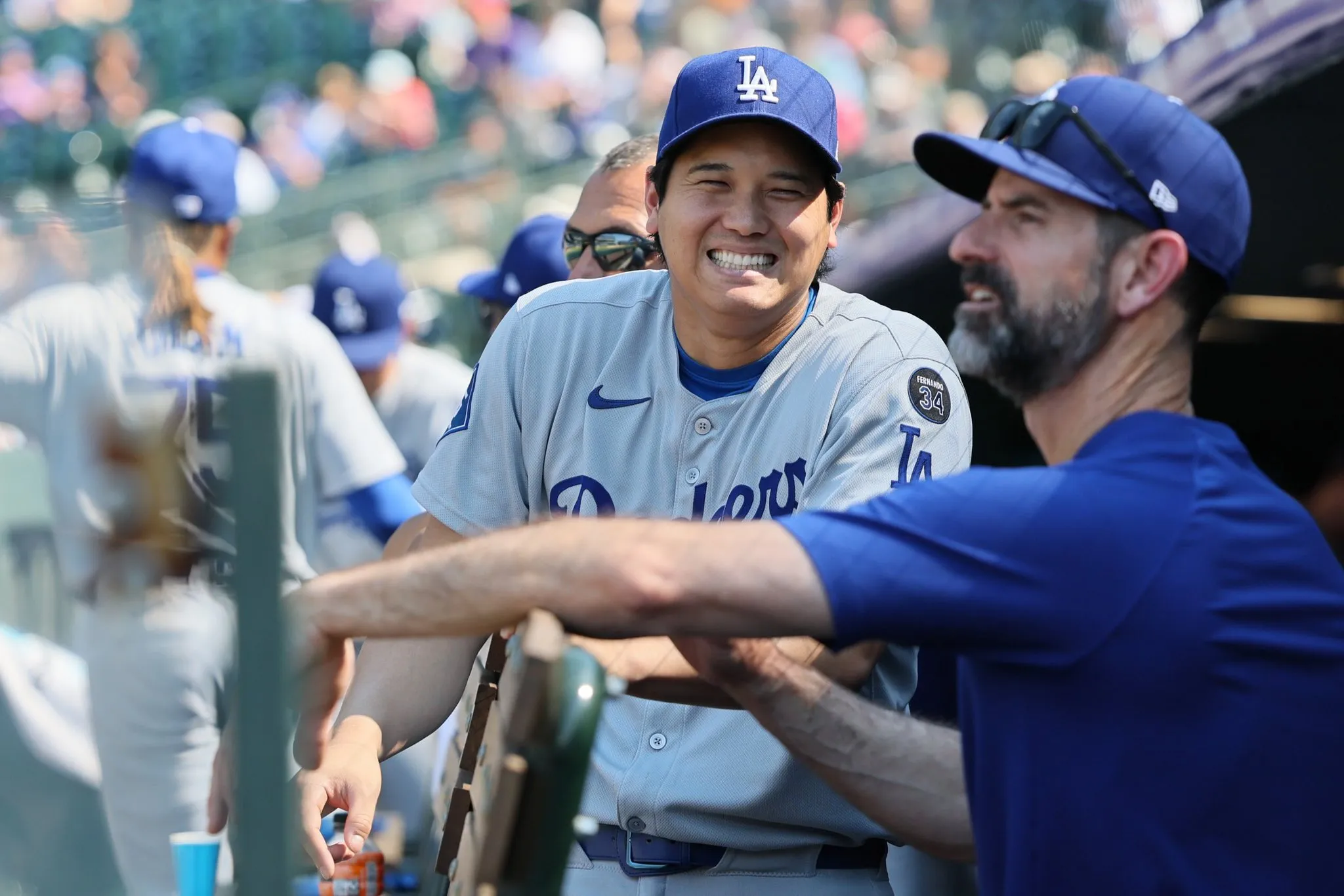 Shohei Ohtani Steals the Spotlight — Even While Just Having Fun on the Bench