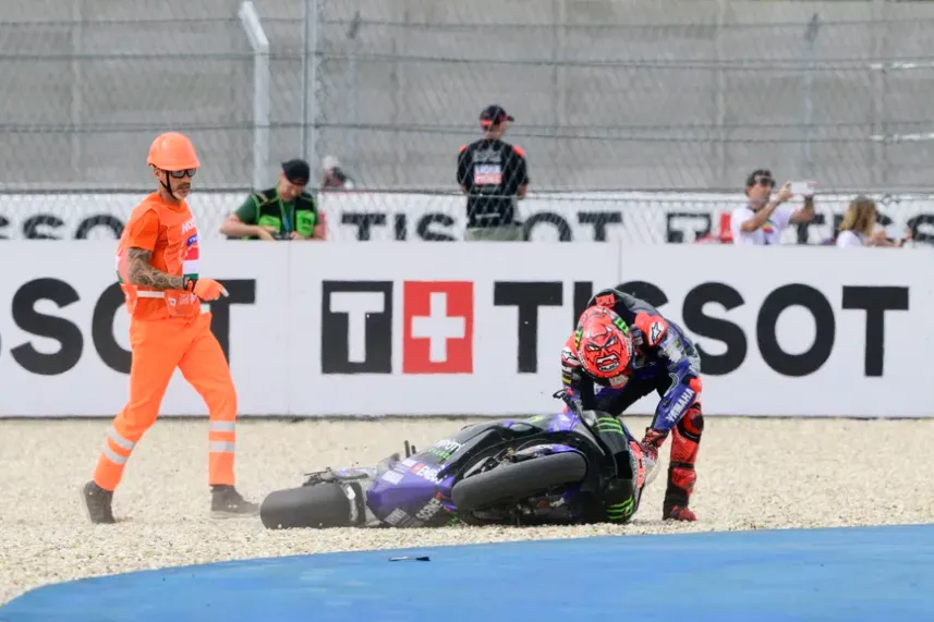 Fabio Quartararo’s Bold Move Leads to Collision in Hungary Sprint